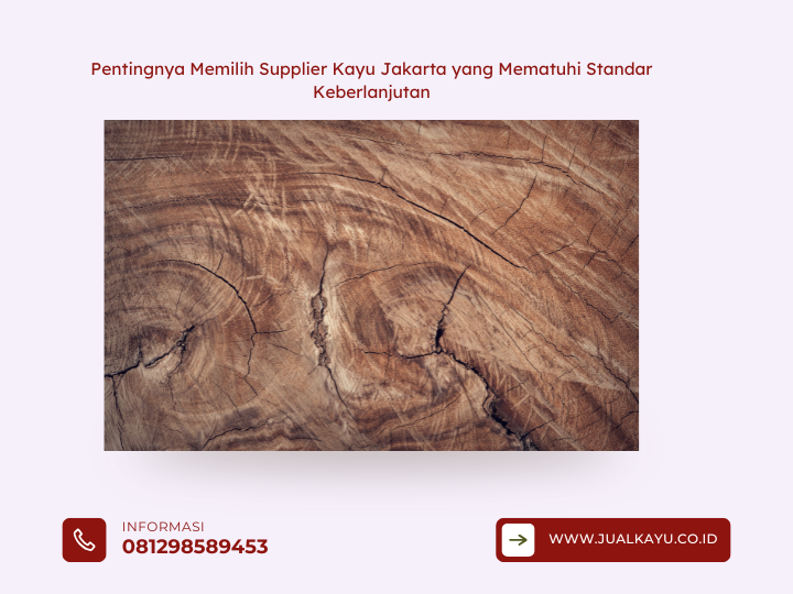 Pentingnya Memilih Supplier Kayu Jakarta yang Mematuhi Standar Keberlanjutan
