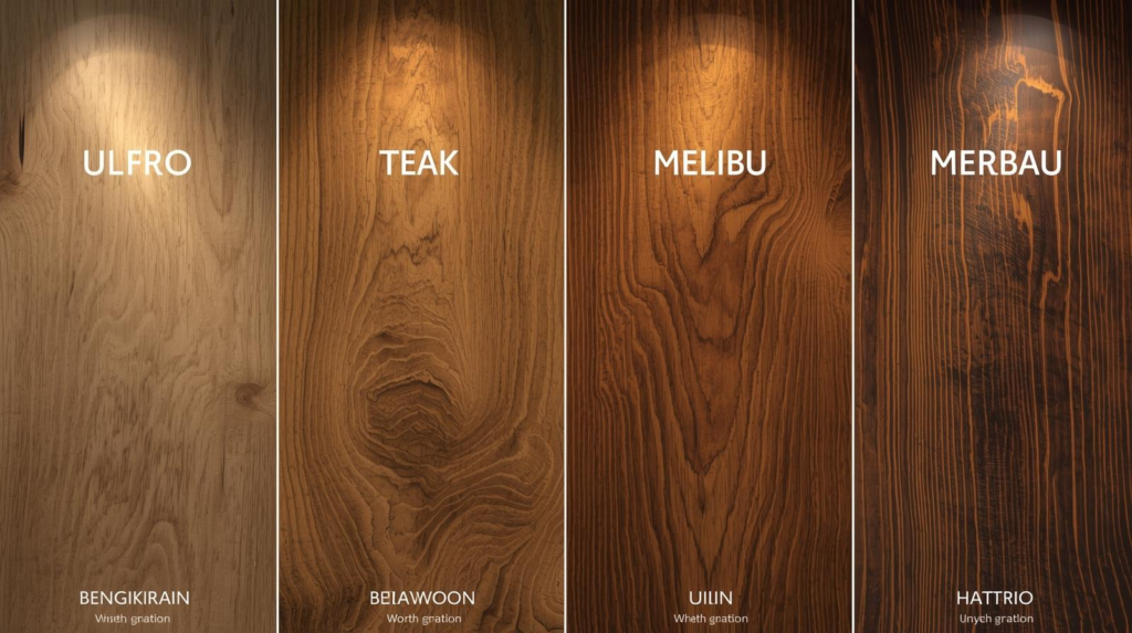 Pertarungan Kayu Terkeras Bengkirai vs. Jati, Merbau, & Ulin. Pilihan Terbaik Terungkap!