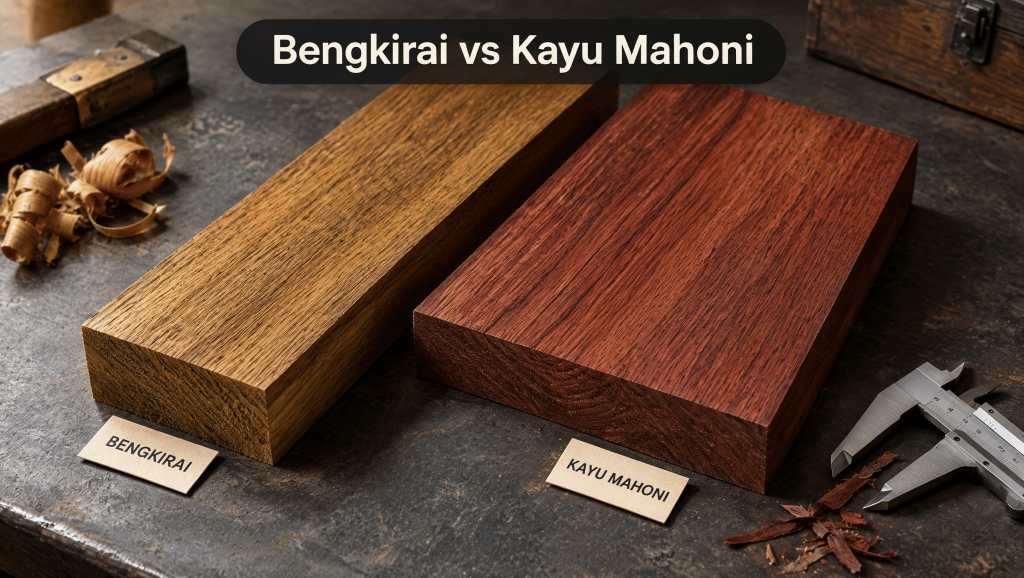 Bengkirai vs Kayu Mahoni