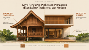 Kayu Bengkirai Perbedaan Pemakaian di Arsitektur Tradisional dan Modern